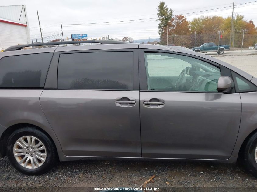 2014 Toyota Sienna Xle V6 8 Passenger VIN: 5TDYK3DC5ES524266 Lot: 40702506