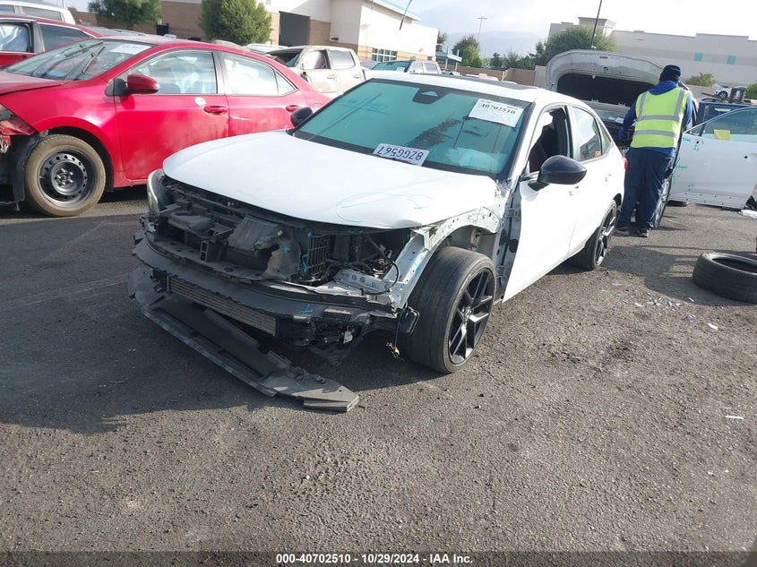 2022 HONDA CIVIC SI SEDAN - 2HGFE1E52NH470489