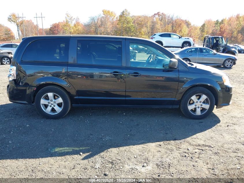 2013 Dodge Grand Caravan Se VIN: 2C4RDGBG7DR561788 Lot: 40702520