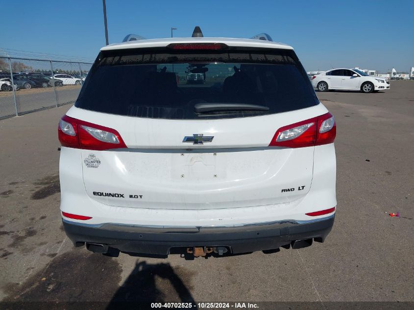 2018 Chevrolet Equinox Lt VIN: 2GNAXTEX8J6282251 Lot: 40702525