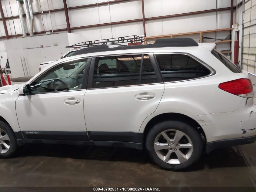 2013 Subaru Outback 2.5I Premium VIN: 4S4BRBGCXD3282626 Lot: 40702531