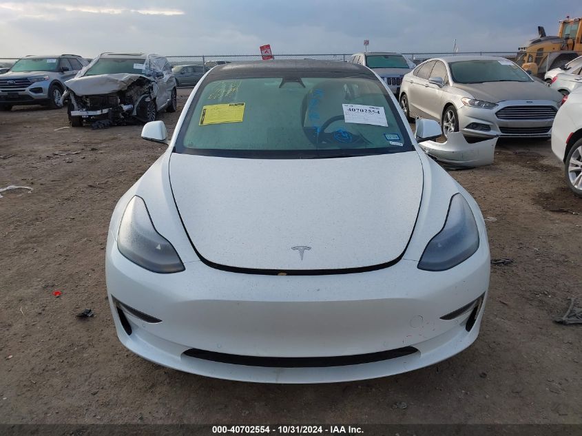 2022 Tesla Model 3 Rear-Wheel Drive VIN: 5YJ3E1EA2NF127962 Lot: 40702554