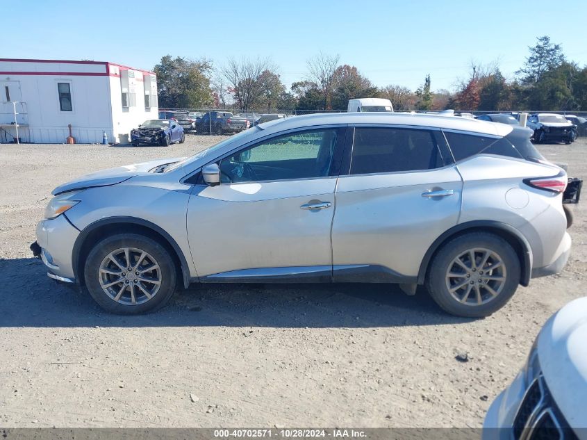 2017 Nissan Murano Sl VIN: 5N1AZ2MH3HN100691 Lot: 40702571