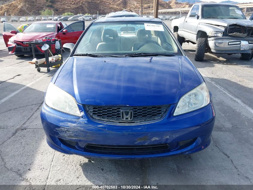 2005 Honda Civic Lx VIN: 1HGEM225X5L023498 Lot: 40702583