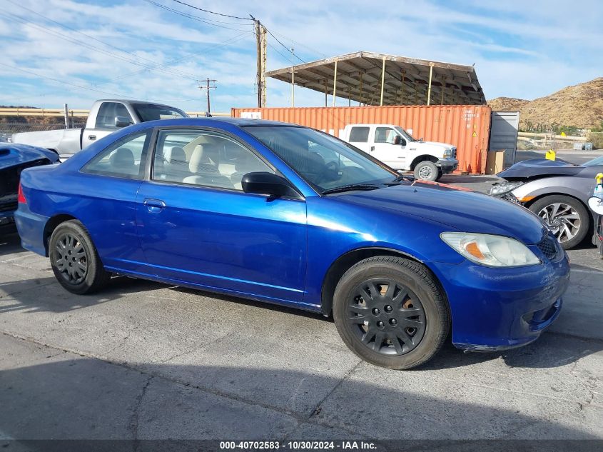 2005 Honda Civic Lx VIN: 1HGEM225X5L023498 Lot: 40702583