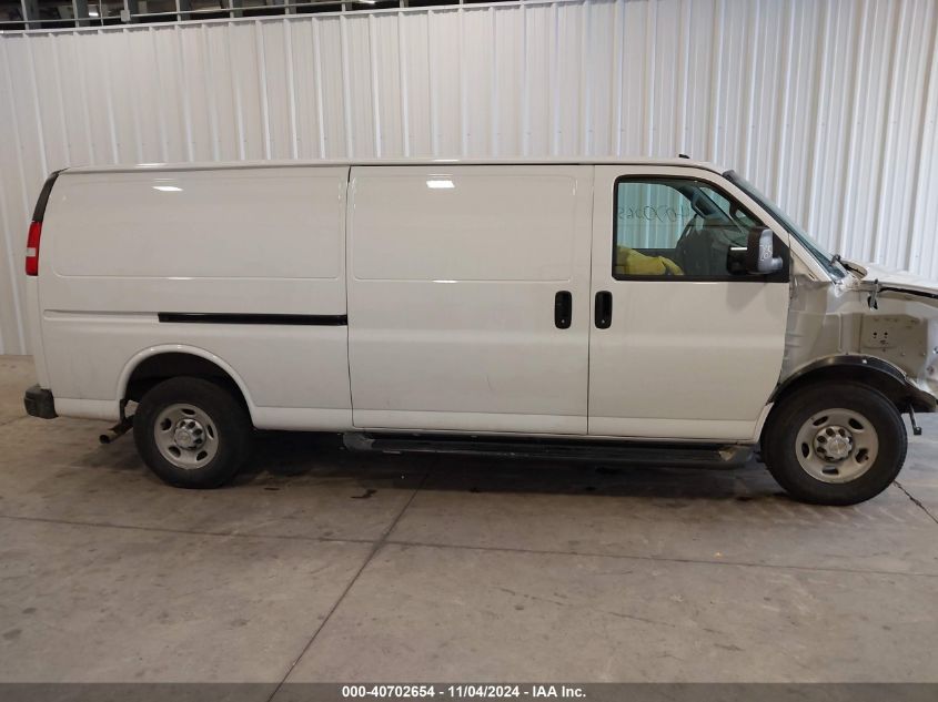 2023 Chevrolet Express Cargo Rwd 2500 Extended Wheelbase Wt VIN: 1GCWGBFP6P1242592 Lot: 40702654