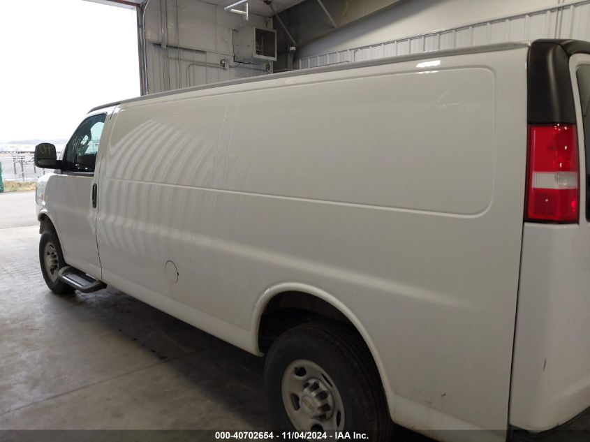 2023 Chevrolet Express Cargo Rwd 2500 Extended Wheelbase Wt VIN: 1GCWGBFP6P1242592 Lot: 40702654