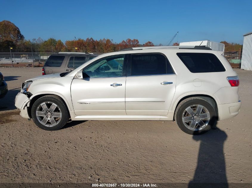 2012 GMC Acadia Denali VIN: 1GKKVTED3CJ217827 Lot: 40702657