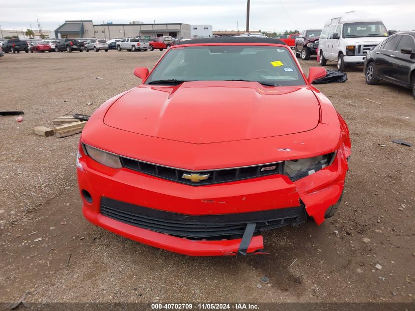 2014 Chevrolet Camaro 2Lt VIN: 2G1FC3D32E9309787 Lot: 40702709