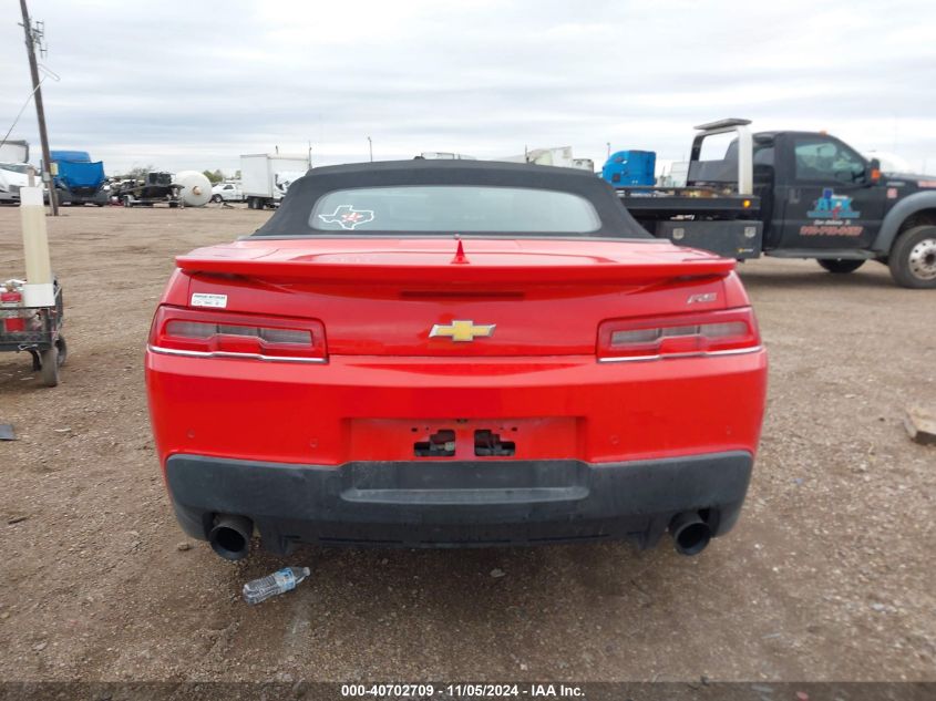 2014 Chevrolet Camaro 2Lt VIN: 2G1FC3D32E9309787 Lot: 40702709