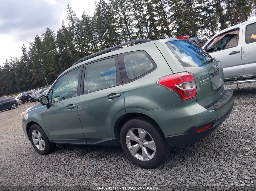 2015 Subaru Forester 2.5I VIN: JF2SJABC5FH517115 Lot: 40702711