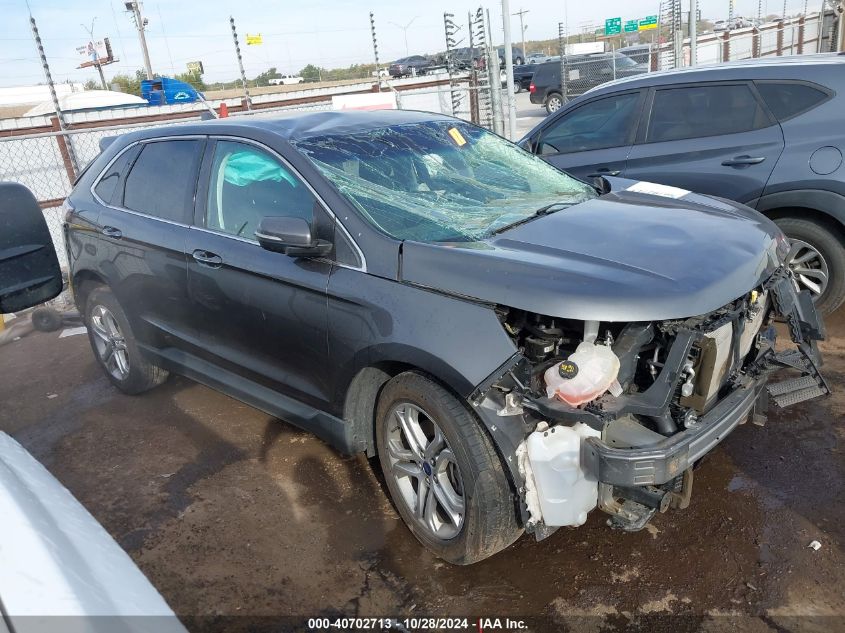 2018 Ford Edge Titanium VIN: 2FMPK4K93JBB42303 Lot: 40702713