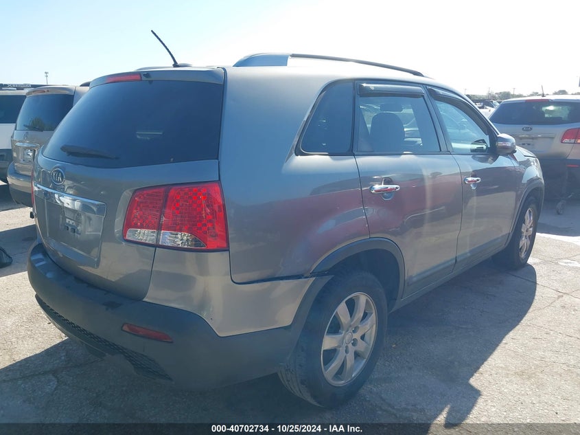 2011 Kia Sorento Lx V6 VIN: 5XYKT4A25BG149590 Lot: 40702734