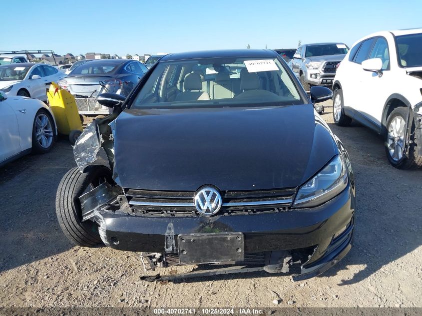 2016 Volkswagen Golf Tsi Se 4-Door VIN: 3VW217AU0GM004246 Lot: 40702741