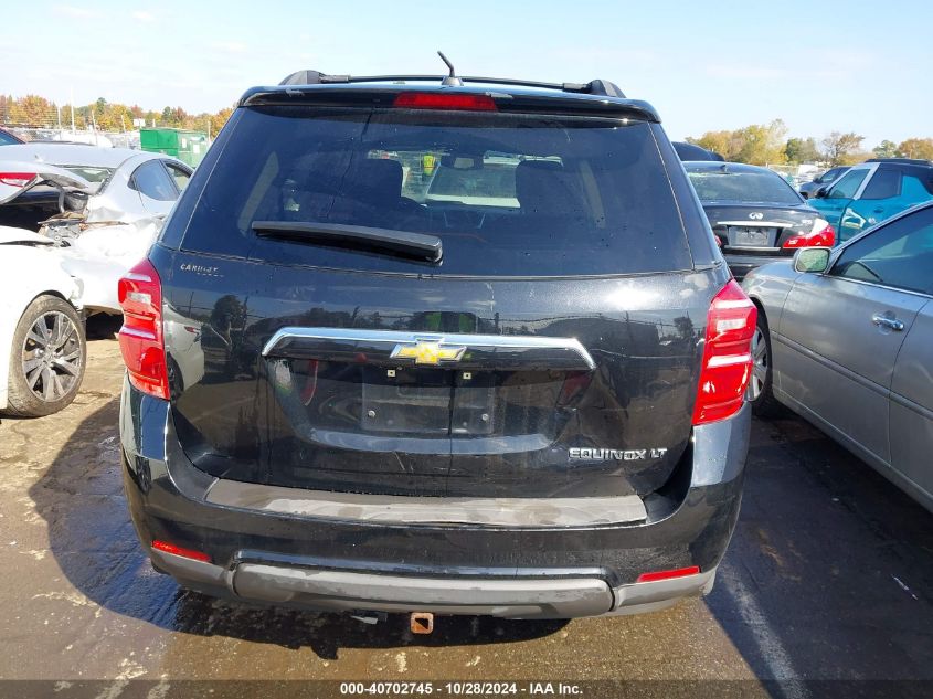 2016 Chevrolet Equinox Lt VIN: 2GNALCEK8G1142318 Lot: 40702745