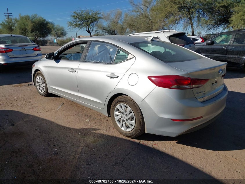 VIN 5NPD74LF1HH199854 2017 HYUNDAI ELANTRA SE