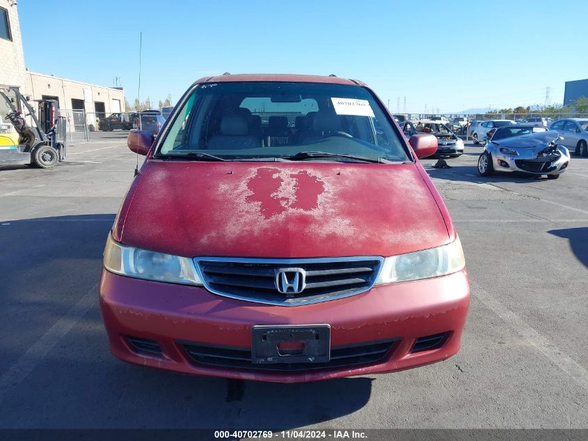 2002 Honda Odyssey Ex-L VIN: 2HKRL18082H565921 Lot: 40702769