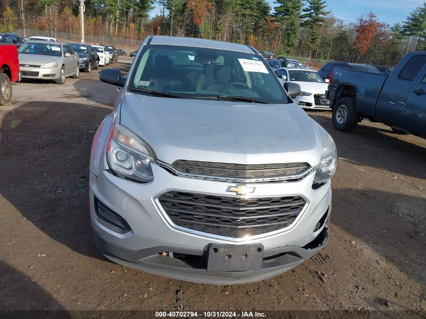 2016 Chevrolet Equinox Ls VIN: 2GNFLEEK7G6167375 Lot: 40702794