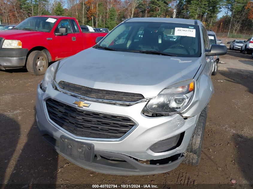 2016 Chevrolet Equinox Ls VIN: 2GNFLEEK7G6167375 Lot: 40702794