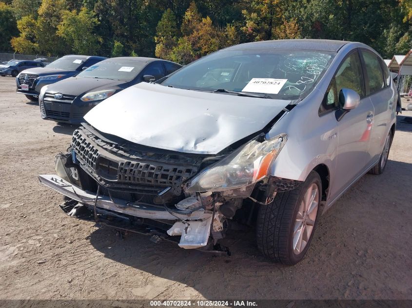 2013 Toyota Prius V VIN: JTDZN3EU4D3282699 Lot: 40702824