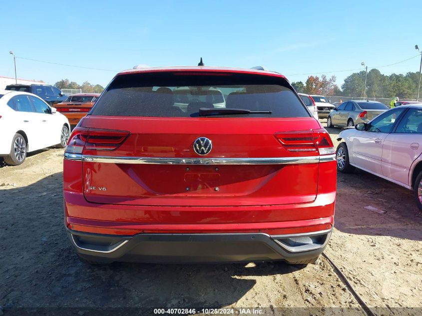 2021 Volkswagen Atlas Cross Sport 3.6L V6 Se W/Technology VIN: 1V2JE2CA8MC241281 Lot: 40702846