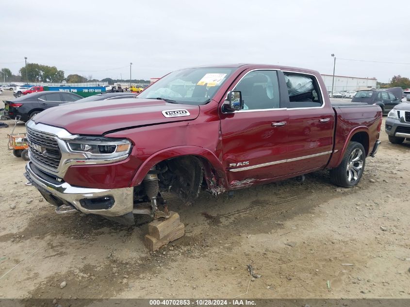 2021 Ram 1500 Limited 4X4 5'7 Box VIN: 1C6SRFHT0MN566935 Lot: 40702853