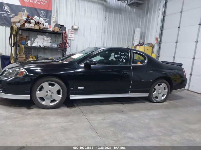 2006 Chevrolet Monte Carlo Ss VIN: 2G1WL16C069221923 Lot: 40702863