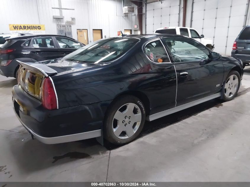 2006 Chevrolet Monte Carlo Ss VIN: 2G1WL16C069221923 Lot: 40702863