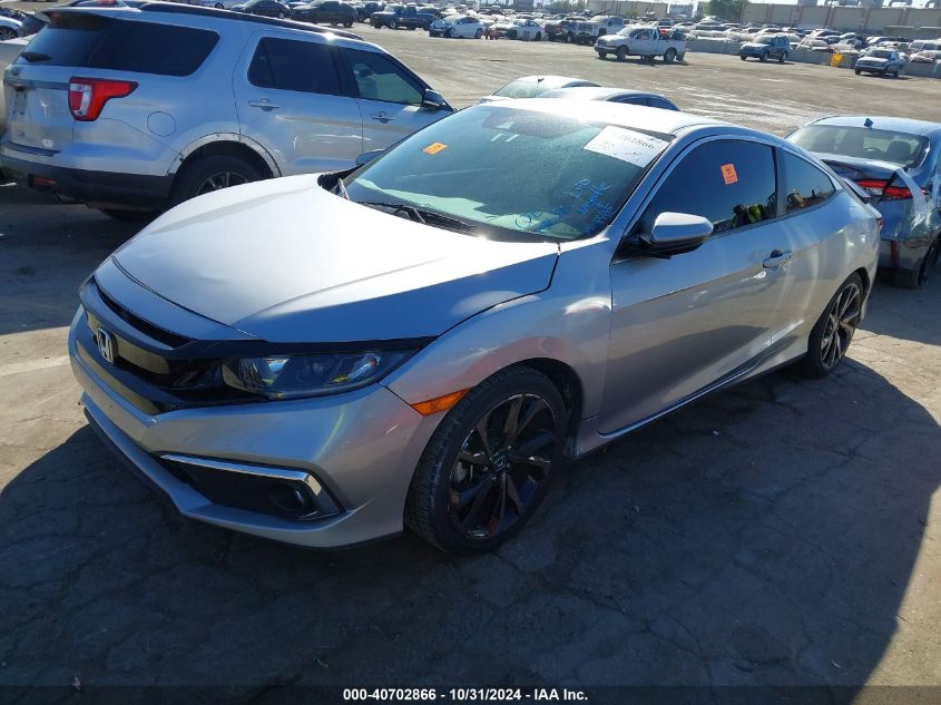 VIN 2HGFC4B88KH307931 2019 HONDA CIVIC no.2