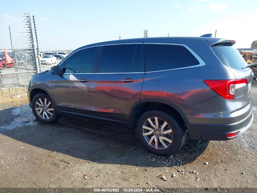 2020 Honda Pilot Awd Ex VIN: 5FNYF6H39LB052283 Lot: 40702902