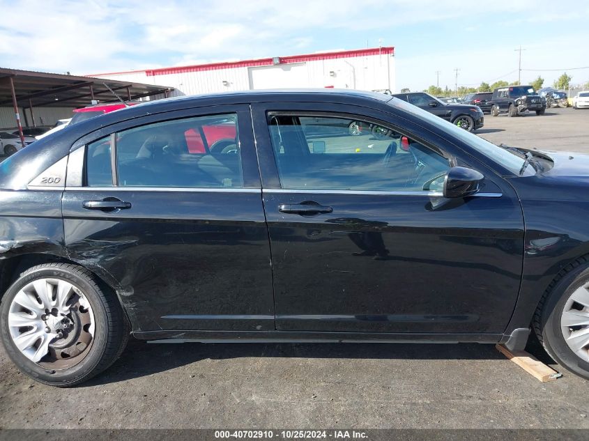 2014 Chrysler 200 Lx VIN: 1C3CCBAB4EN212043 Lot: 40702910