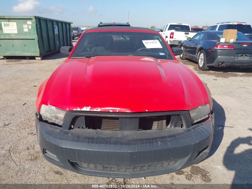 2012 Ford Mustang V6 VIN: 1ZVBP8EM2C5235275 Lot: 40702932