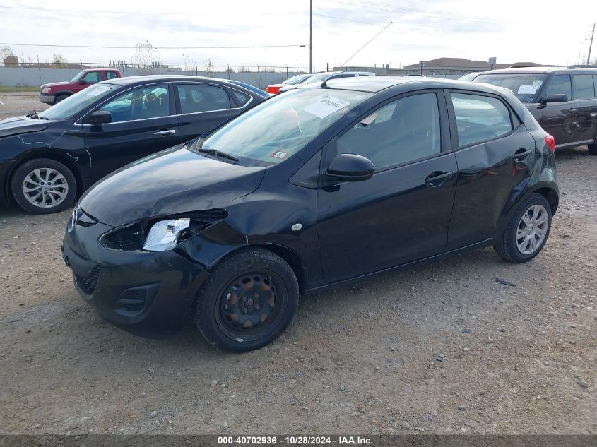 VIN JM1DE1KY4D0169858 2013 MAZDA MAZDA2 no.2