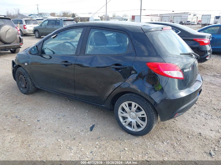 VIN JM1DE1KY4D0169858 2013 MAZDA MAZDA2 no.3