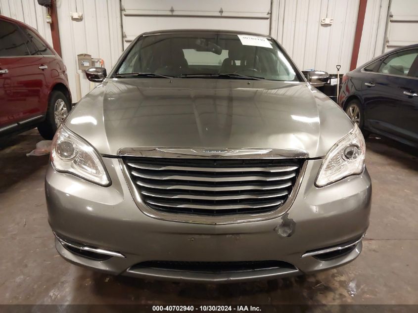 2012 Chrysler 200 Limited VIN: 1C3CCBCGXCN213431 Lot: 40702940