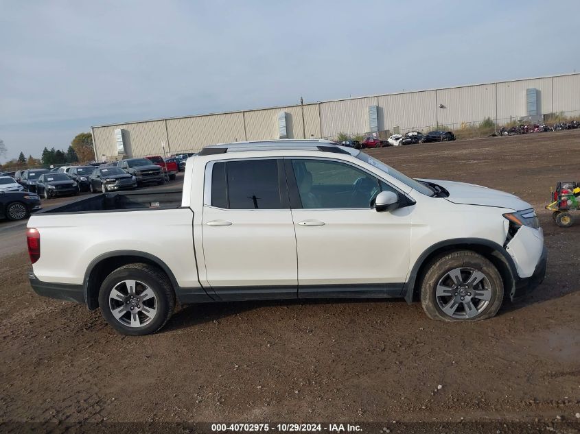 2017 Honda Ridgeline Rtl VIN: 5FPYK3F52HB015251 Lot: 40702975