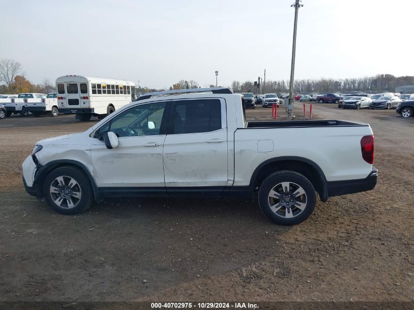 2017 Honda Ridgeline Rtl VIN: 5FPYK3F52HB015251 Lot: 40702975