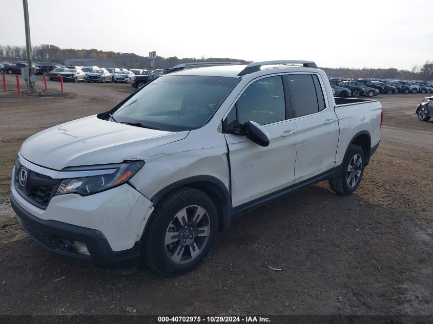 2017 Honda Ridgeline Rtl VIN: 5FPYK3F52HB015251 Lot: 40702975