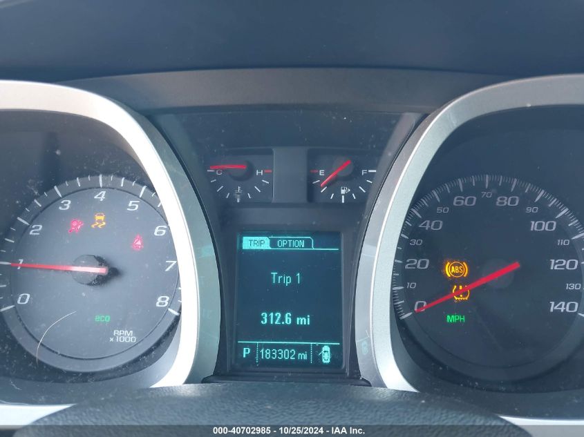 2014 Chevrolet Equinox 1Lt VIN: 2GNALBEK6E6183492 Lot: 40702985