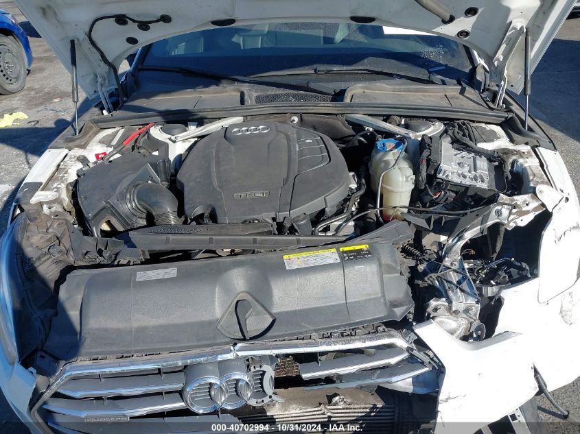 VIN WAUTNAF50JA131039 2018 AUDI A5 2.0T PREMIUM