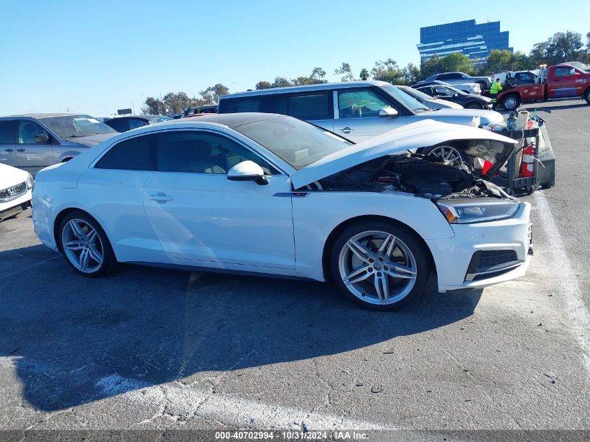 2018 Audi A5 2.0T Premium VIN: WAUTNAF50JA131039 Lot: 40702994