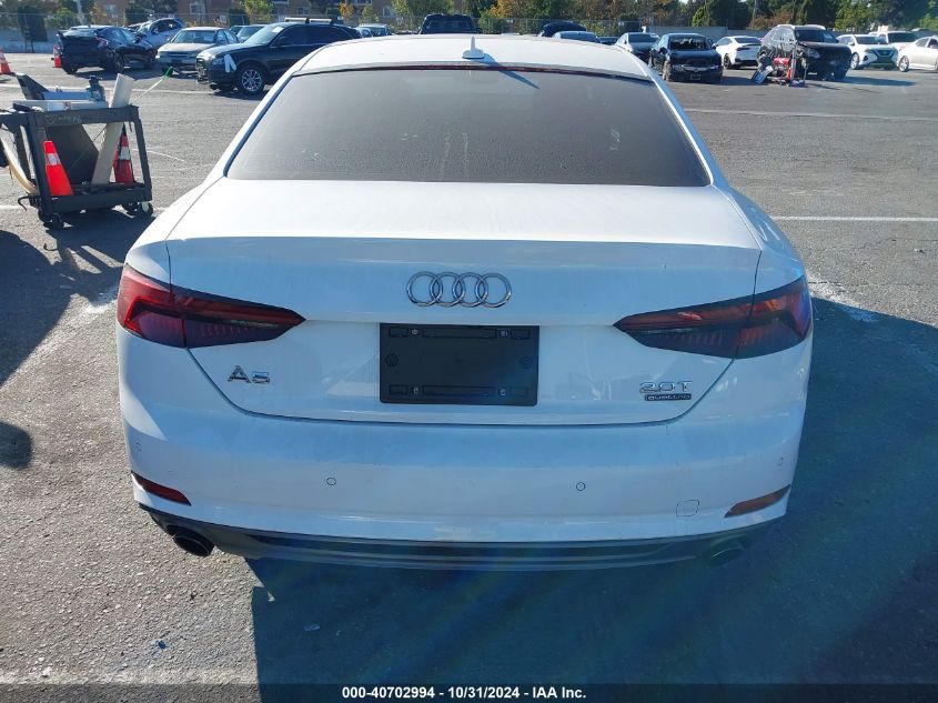 2018 Audi A5 2.0T Premium VIN: WAUTNAF50JA131039 Lot: 40702994