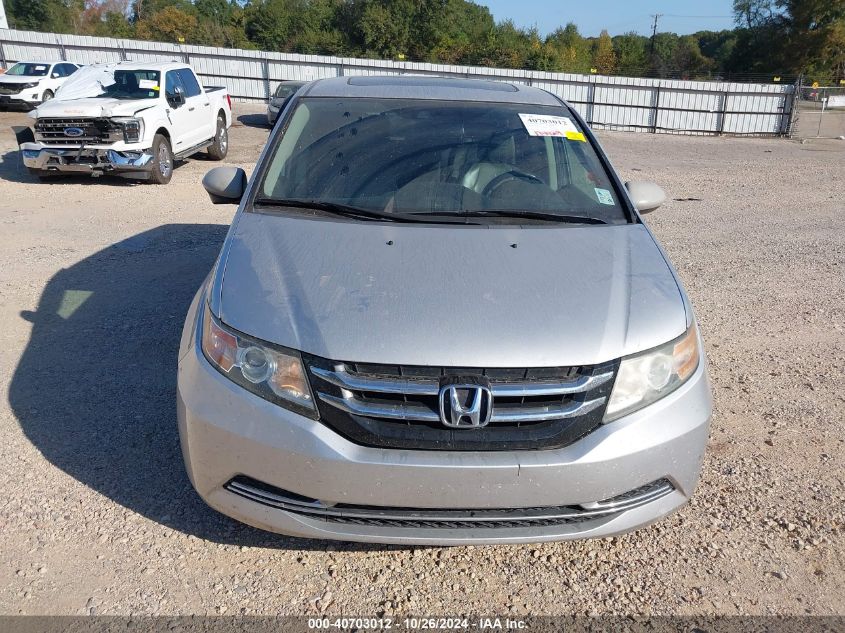 2014 Honda Odyssey Ex-L VIN: 5FNRL5H66EB012053 Lot: 40703012