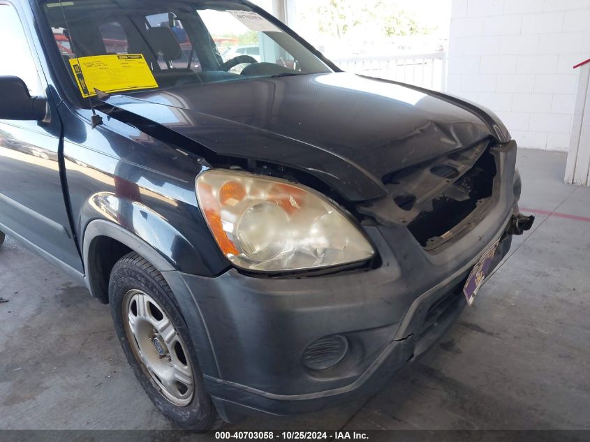 2005 Honda Cr-V Lx VIN: JHLRD68555C000048 Lot: 40703058