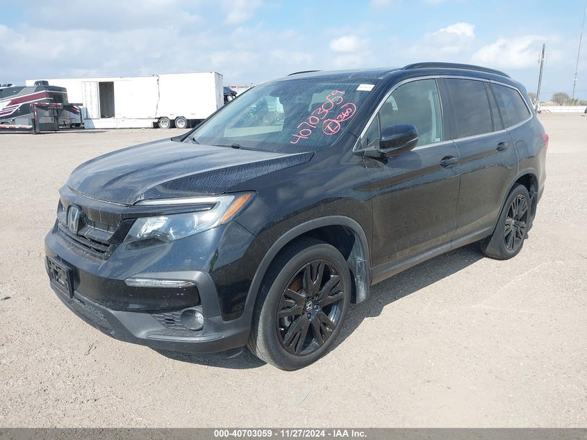 Vin: 5fnyf5h29nb019644, lot: 41192418, honda pilot 2wd special edition 20222