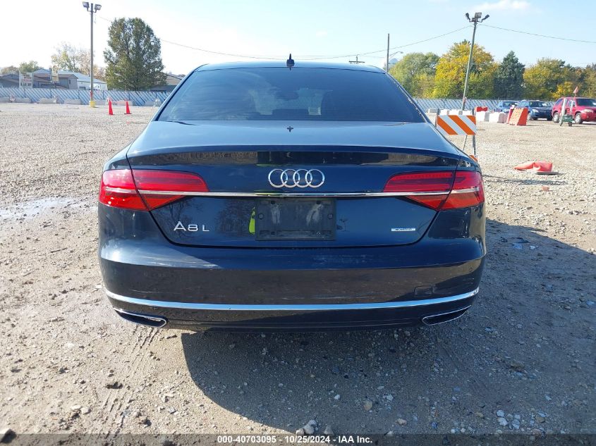 2016 Audi A8 L 3.0T VIN: WAU34AFD6GN019468 Lot: 40703095