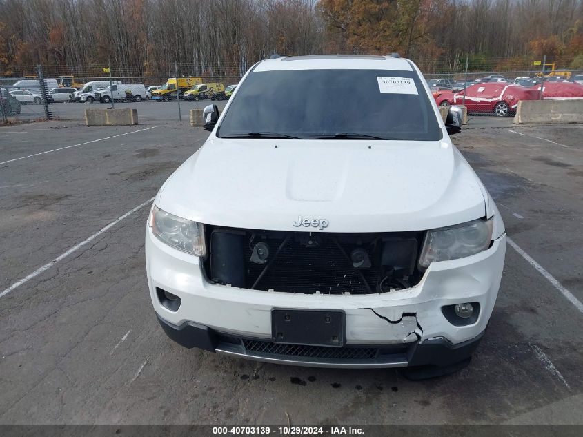 2013 Jeep Grand Cherokee Overland VIN: 1C4RJFCG0DC618682 Lot: 40703139