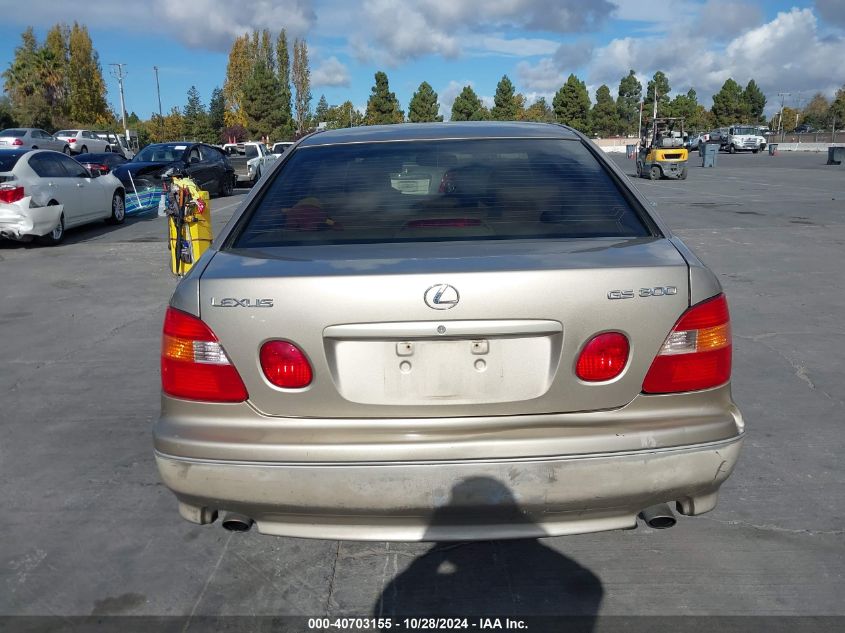 1998 Lexus Gs 300 VIN: JT8BD68S4W0030289 Lot: 40703155