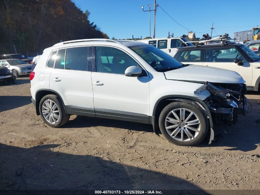 2016 Volkswagen Tiguan Se VIN: WVGBV7AX0GW509183 Lot: 40703173