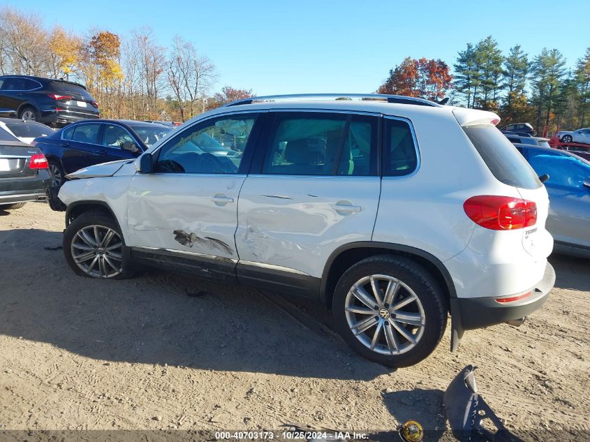 2016 Volkswagen Tiguan Se VIN: WVGBV7AX0GW509183 Lot: 40703173